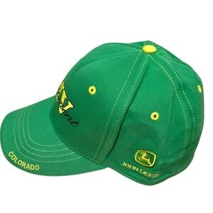 John Deere MV EQUIPMENT COLORADO Snapback adjustable Baseball Cap - Green/Yellow